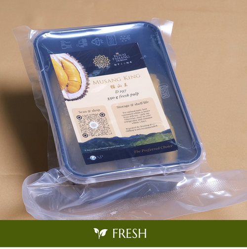 Fresh Musang King Durian Pulp 350g
