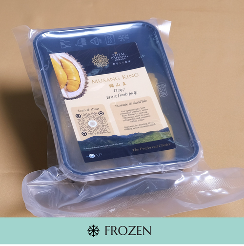Musang King Frozen Durian Pulp 350g